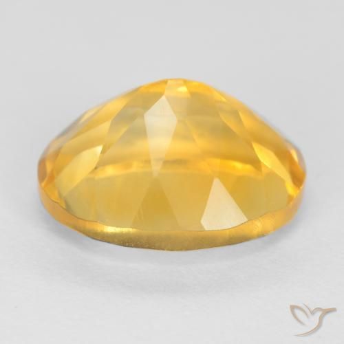 Citrine Gemstone in 11 x 9 mm (calibrated) Size for Sale, Citrine Stone in Golden Orange Color