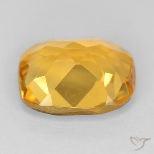 Citrine Gemstone in 11 x 9 mm (calibrated) Size for Sale, Citrine Stone in Golden Orange Color