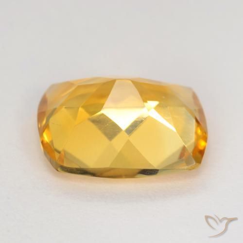 Citrine Gemstone in 11 x 9 mm (calibrated) Size for Sale, Citrine Stone in Medium Gold Color