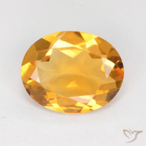2.55ct Natural Orange-Gold Citrine, Oval, VS