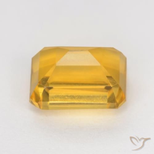 Citrine Gemstone in 8 x 6 mm (calibrated) Size for Sale, Citrine Stone in Deep Gold Color