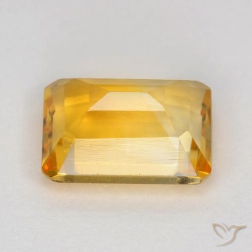 Citrine Gemstone in 8 x 6 mm (calibrated) Size for Sale, Citrine Stone in Medium Golden Color