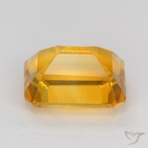 Citrine Gemstone in 8 x 6 mm (calibrated) Size for Sale, Citrine Stone in Deep Golden Orange Color