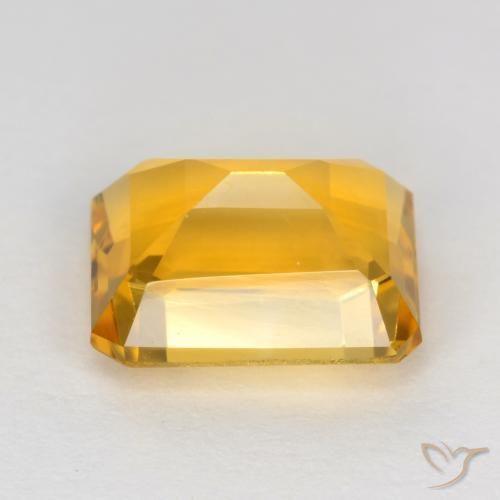 Citrine Gemstone in 8 x 6 mm (calibrated) Size for Sale, Citrine Stone in Deep Golden Orange Color