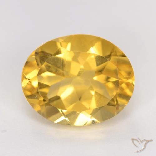 3,42 ct ovaler goldener Citrin aus Brasilien, Größe 10,9 x 8,9mm, natürlicher Edelstein, VS Reinheit, 1 Stück ovaler Citrin, Mohs-Härte von 7 Geeignet für den täglichen Gebrauch im Schmuck , Stein des Händlers, Photo A