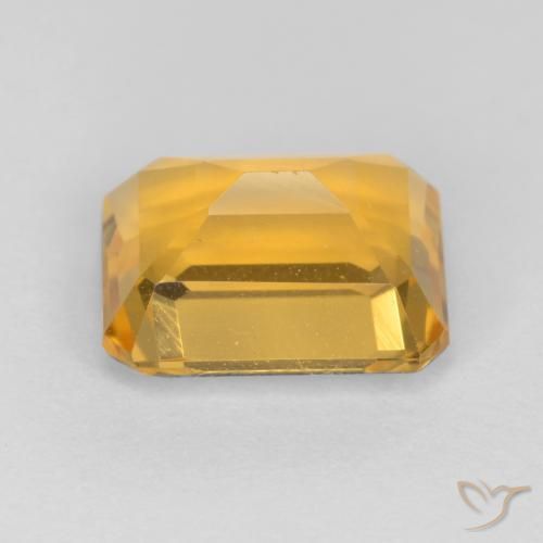 Citrine Gemstone in 8 x 6 mm (calibrated) Size for Sale, Citrine Stone in Deep Golden Orange Color