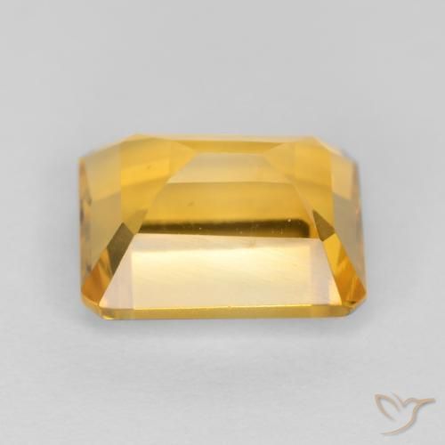 Citrine Gemstone in 8 x 6 mm (calibrated) Size for Sale, Citrine Stone in Dark Golden Color