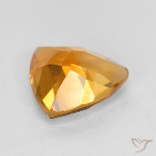 Citrine Gemstone in 7 x 7 mm (calibrated) Size for Sale, Citrine Stone in Deep Orange-Gold Color