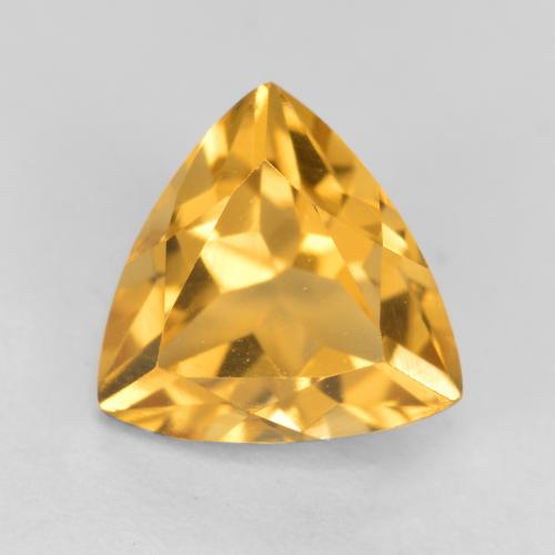 Dorado Citrina Gema - 1.3ct Forma trillón (ID: 552226)