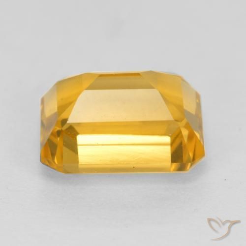 Citrine Gemstone in 8 x 6 mm (calibrated) Size for Sale, Citrine Stone in Medium Golden Color