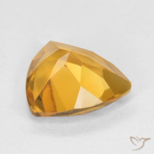 Citrine Gemstone in 7 x 7 mm (calibrated) Size for Sale, Citrine Stone in Deep Golden Orange Color