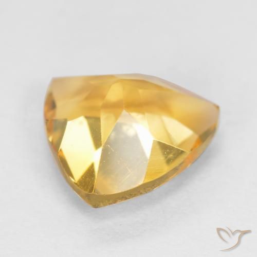 Citrine Gemstone in 7 x 7 mm (calibrated) Size for Sale, Citrine Stone in Bright Gold Color