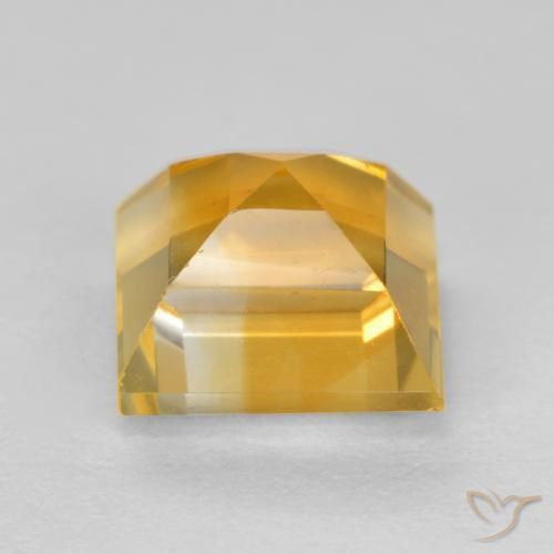 Citrine Gemstone in 7 x 7 mm (calibrated) Size for Sale, Citrine Stone in Deep Golden Orange Color