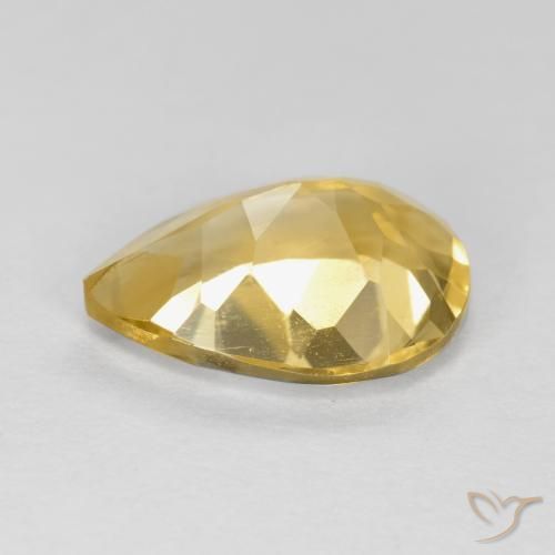 Citrine Gemstone in 10 x 7 mm (calibrated) Size for Sale, Citrine Stone in Medium Golden Color