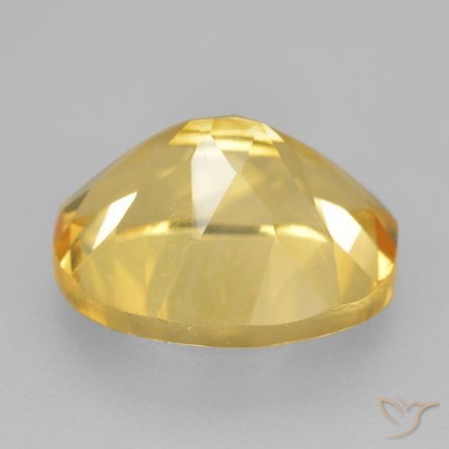 Citrine Gemstone in 12 x 10 mm (calibrated) Size for Sale, Citrine Stone in Golden Orange Color