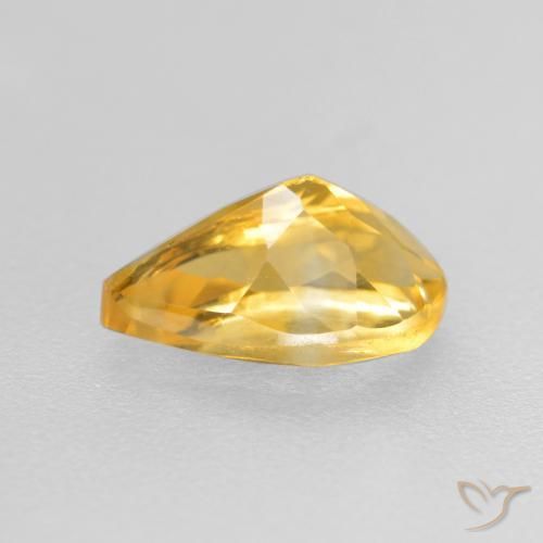 Citrine Gemstone in 8 x 5 mm (calibrated) Size for Sale, Citrine Stone in Medium Gold Color