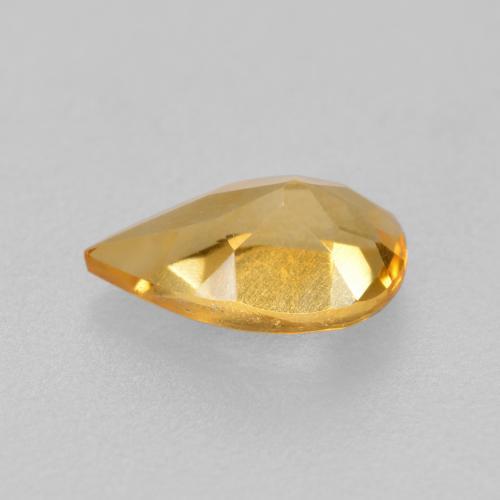 Citrine Gemstone in 8 x 5 mm (calibrated) Size for Sale, Citrine Stone in Light Orange-Gold Color
