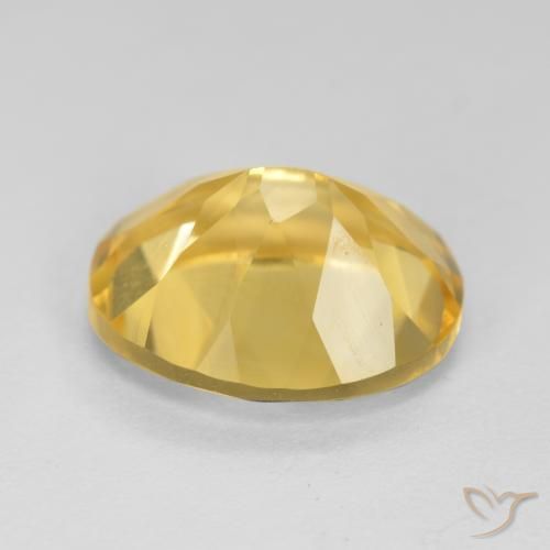 Citrine Gemstone in 12 x 10 mm (calibrated) Size for Sale, Citrine Stone in Golden Orange Color