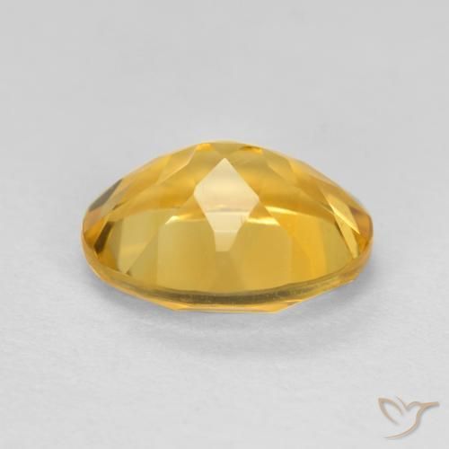 Citrine Gemstone in 9 x 7 mm (calibrated) Size for Sale, Citrine Stone in Golden Color