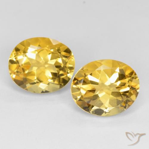 Golden Citrine Gem - 4.5ct Oval Facet (ID: 560678)