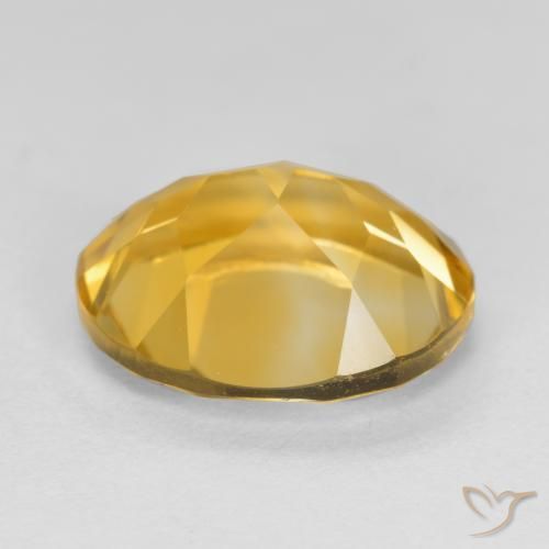 Citrine Gemstone in 12 x 10 mm (calibrated) Size for Sale, Citrine Stone in Golden Color