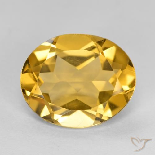 12,1 x 9,9mm Citrino dorato Ovale sfaccettato dal Brasile, peso di 3,79 ct, pietra preziosa naturale non trattati in purezza VVS, Citrino 1pz - il colore è Oro profondo, durezza Mohs di 7 adatto per gioielli da indossare ogni giorno, Pietra zodiacale Leone, Photo A