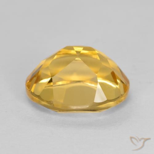 Citrine Gemstone in 11 x 9 mm (calibrated) Size for Sale, Citrine Stone in Deep Gold Color