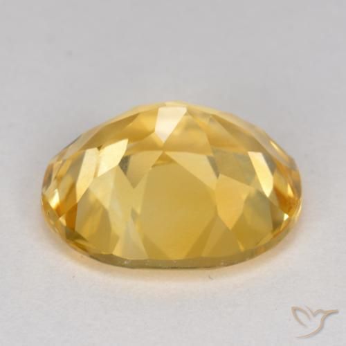Citrine Gemstone in 12 x 10 mm (calibrated) Size for Sale, Citrine Stone in Golden Orange Color