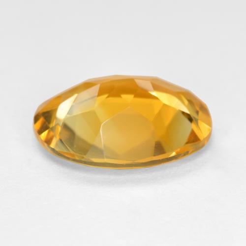 Citrine Gemstone in 12 x 10 mm (calibrated) Size for Sale, Citrine Stone in Orange-Gold Color