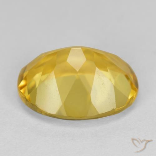 Citrine Gemstone in 12 x 10 mm (calibrated) Size for Sale, Citrine Stone in Golden Orange Color