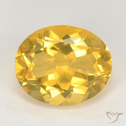 4.29ct Natural Golden Citrine, Oval, VS