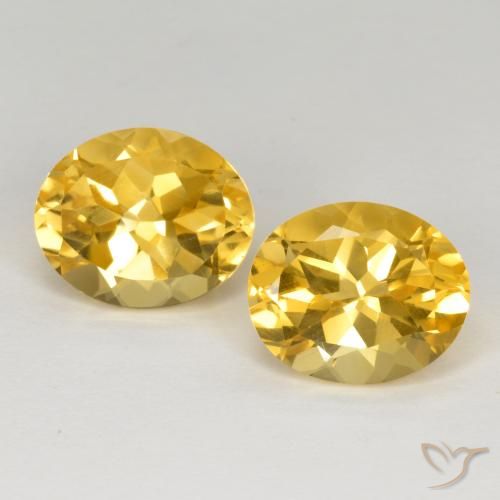 7.08ctw Natural Golden Orange Citrine, Oval, VVS-VS