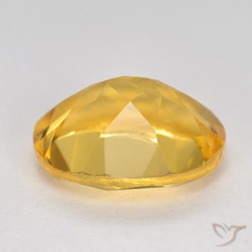 Citrine Gemstone in 11 x 9 mm (calibrated) Size for Sale, Citrine Stone in Medium Golden Color