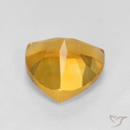 Citrine Gemstone in 7 x 7 mm (calibrated) Size for Sale, Citrine Stone in Golden Orange Color