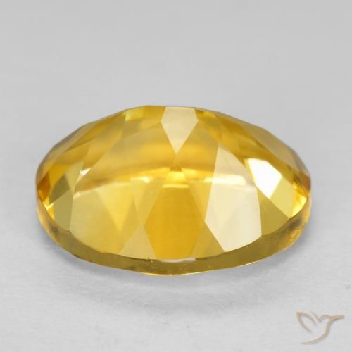 Citrine Gemstone in 11 x 9 mm (calibrated) Size for Sale, Citrine Stone in Golden Orange Color