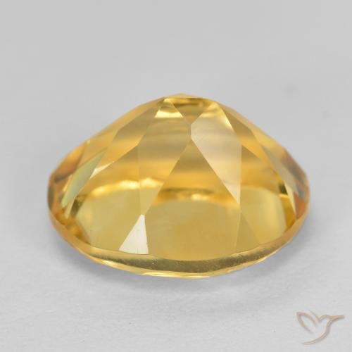 Citrine Gemstone in 11 x 9 mm (calibrated) Size for Sale, Citrine Stone in Medium Golden Color