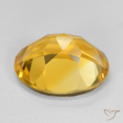Citrine Gemstone in 11 x 9 mm (calibrated) Size for Sale, Citrine Stone in Golden Orange Color