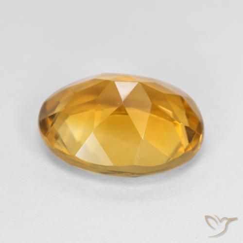 Citrine Gemstone in 11 x 9 mm (calibrated) Size for Sale, Citrine Stone in Golden Color