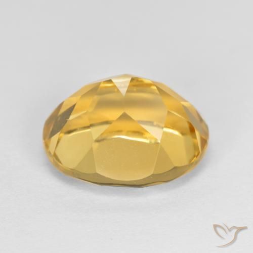 Citrine Gemstone in 11 x 9 mm (calibrated) Size for Sale, Citrine Stone in Golden Orange Color