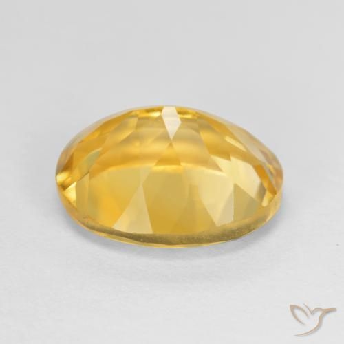 Citrine Gemstone in 11 x 9 mm (calibrated) Size for Sale, Citrine Stone in Golden Orange Color