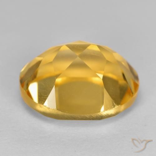 Citrine Gemstone in 11 x 9 mm (calibrated) Size for Sale, Citrine Stone in Deep Golden Orange Color