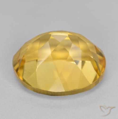 Citrine Gemstone in 11 x 9 mm (calibrated) Size for Sale, Citrine Stone in Golden Orange Color