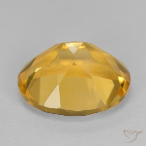 Citrine Gemstone in 11 x 9 mm (calibrated) Size for Sale, Citrine Stone in Deep Golden Orange Color