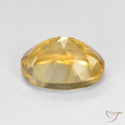 Citrine Gemstone in 11 x 9 mm (calibrated) Size for Sale, Citrine Stone in Deep Gold Color