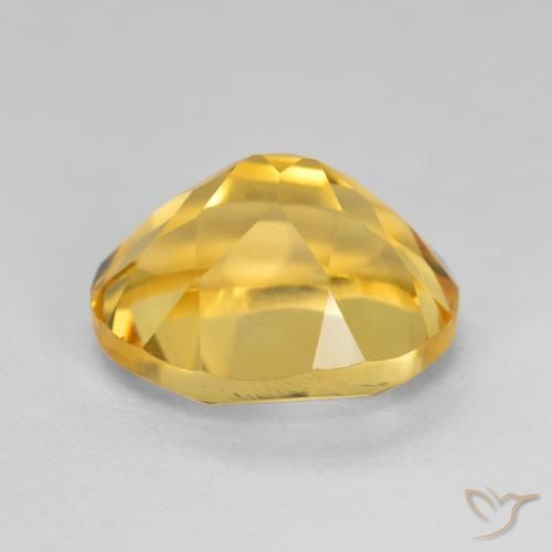 Citrine Gemstone in 11 x 9 mm (calibrated) Size for Sale, Citrine Stone in Medium Golden Color