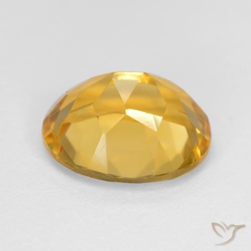 Citrine Gemstone in 11 x 9 mm (calibrated) Size for Sale, Citrine Stone in Deep Golden Orange Color