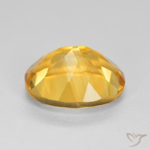 Citrine Gemstone in 11 x 9 mm (calibrated) Size for Sale, Citrine Stone in Dark Golden Color