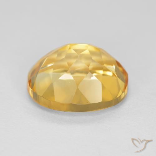 Citrine Gemstone in 11 x 9 mm (calibrated) Size for Sale, Citrine Stone in Deep Golden Orange Color