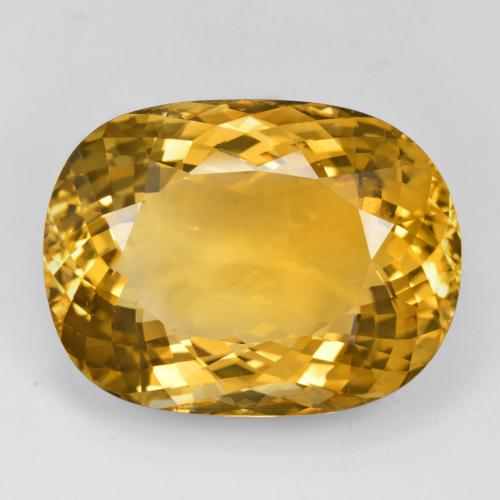 Золотой Цитрин Камень - 84.6ct Фасетный Овал (ID: 574166)