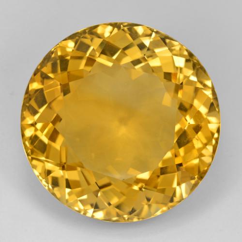 Dorado Citrina Gema - 106.1ct Faceta Redonda (ID: 574172)